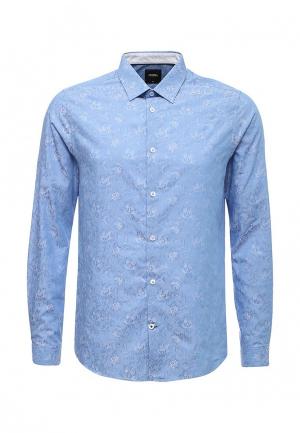 Рубашка Burton Menswear London BU014EMWFN47. Цвет: голубой