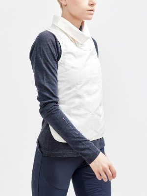 Жилет утепленный женский Adv Subz Vest, Белый, размер 42-44 Craft. Цвет: белый