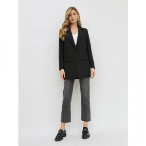 Пиджак , размер 42, черный BrandStoff. Цвет: серый