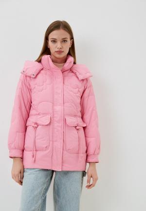 Куртка утепленная Elsi. Цвет: розовый
