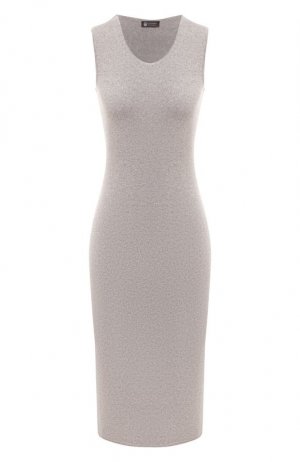 Кашемировое платье Colombo. Цвет: серый