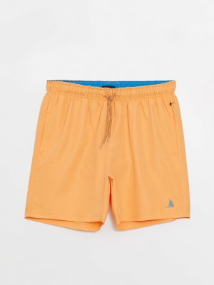 Короткие мужские шорты для плавания с принтом LCW SWIMWEAR, пастельный оранжевый Swimwear
