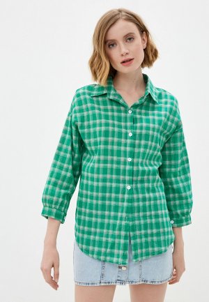 Рубашка Goldrai. Цвет: зеленый