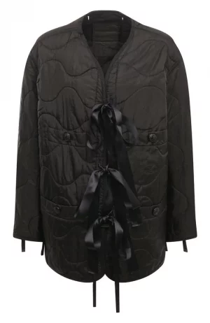 Утепленная куртка R13. Цвет: чёрный