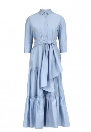 Платье ANTONELLI FIRENZE. Цвет: голубой