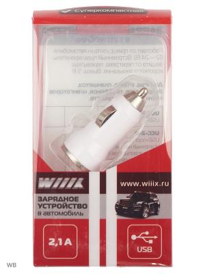 Зарядное устройство с двумя USB-портами UCC-2-8A-W WIIIX. Цвет: белый