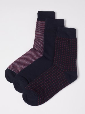 Набор высоких носков (3 пары) zolla. Цвет: мультицвет