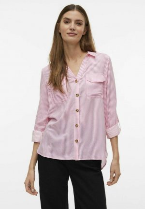 Блузка-рубашка VMBUMPY NEW NOOS , цвет pink cosmos Vero Moda