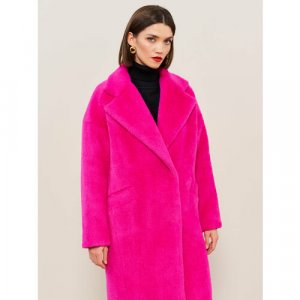Пальто , размер 40/42, розовый VIAVILLE. Цвет: розовый/фуксия