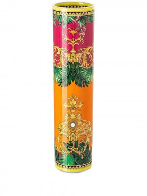 Фарфоровая ваза Jungle Animalier Versace. Цвет: разноцветный