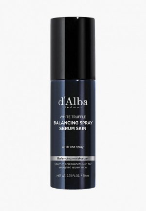 Спрей для лица dAlba d'Alba White Truffle Balancing Spray Serum Skin, 80 мл. Цвет: прозрачный