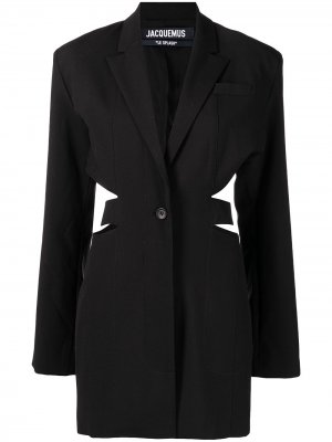 Bari cut-out blazer dress Jacquemus. Цвет: черный