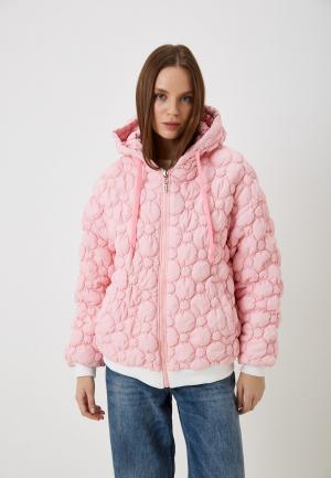 Куртка утепленная Pink Frost. Цвет: разноцветный