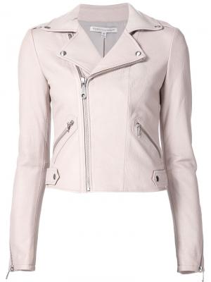 Байкерская куртка Rebecca Minkoff. Цвет: розовый и фиолетовый