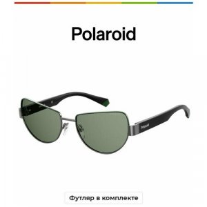 Солнцезащитные очки  PLD 6122/S SMF UC UC, серебряный, серый Polaroid. Цвет: серебристый/серый/черный/микс