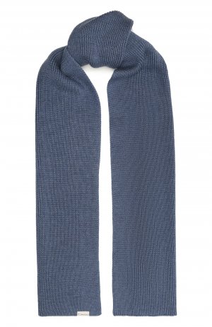 Шерстяной шарф Woolrich. Цвет: голубой