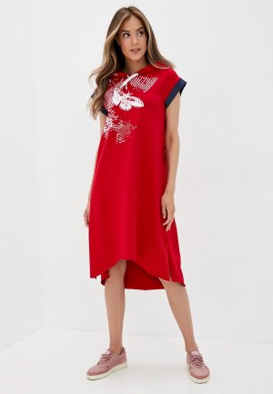 Платье AltraNatura. Цвет: красный
