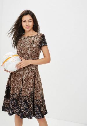 Платье Liora. Цвет: коричневый
