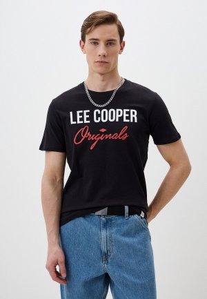 Футболка Lee Cooper. Цвет: черный
