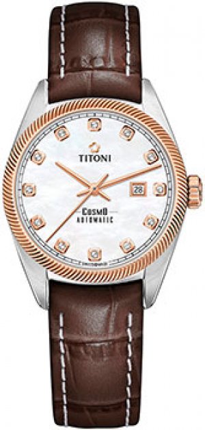 Швейцарские наручные женские часы 818-SRG-ST-622. Коллекция Cosmo Titoni