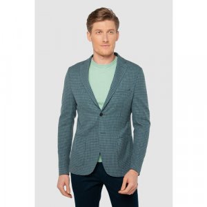 Пиджак , размер 54, зеленый KANZLER. Цвет: зеленый