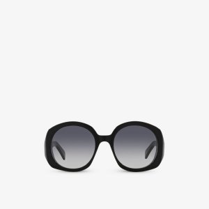CL000378 CL40242I солнцезащитные очки из ацетата в круглой оправе Celine, черный CELINE