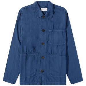 Куртка-рубашка Herringbone Cotton Field, темно-синий Universal Works