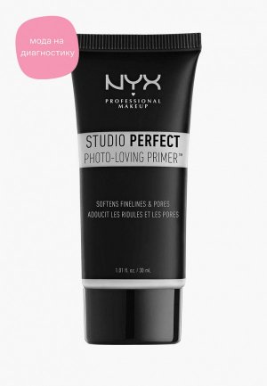 Тональное средство Nyx Professional Makeup Studio Perfect Primer Основа для макияжа, оттенок 01, Clear, 30 мл. Цвет: белый