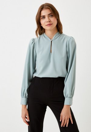 Блуза Tantino. Цвет: зеленый