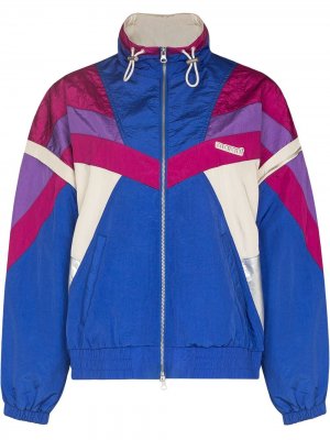 Спортивная куртка в стиле колор-блок на молнии Isabel Marant. Цвет: синий