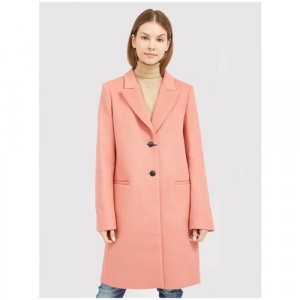 Пальто , размер 42, розовый Twinset Milano. Цвет: розовый