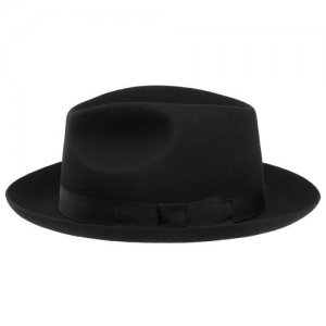Шляпа федора CHRISTYS CHEPSTOW cwf100011, размер 57. Цвет: черный