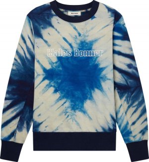 Толстовка Tie Dye Fleece Original Sweatshirt 'Blue Multicolor', синий Wales Bonner