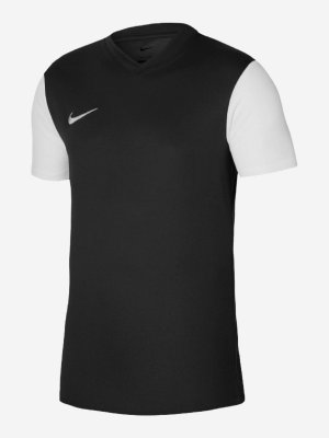 Футболка для мальчиков Jersey Kids Tiempo Premier II, Черный Nike. Цвет: черный