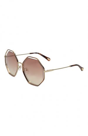 Солнцезащитные очки Poppy Chloé. Цвет: коричневый