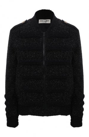 Куртка Saint Laurent. Цвет: чёрный