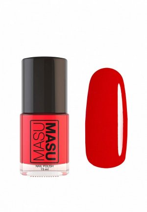 Лак для ногтей Masura Красный Мак, 15 мл. Цвет: красный