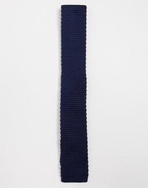 Вязаный галстук -Темно-синий Ben Sherman