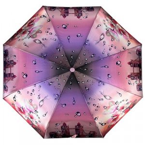 Зонт , коралловый, розовый Diniya. Цвет: коралловый/розовый
