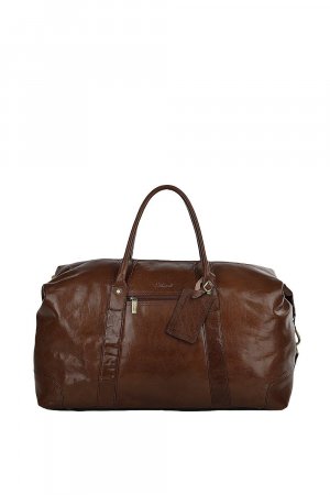 Очень большая дорожная сумка из натуральной кожи растительного дубления , коричневый Ashwood Leather