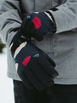 Сноубордические перчатки Mission QUIKSILVER. Цвет: черный