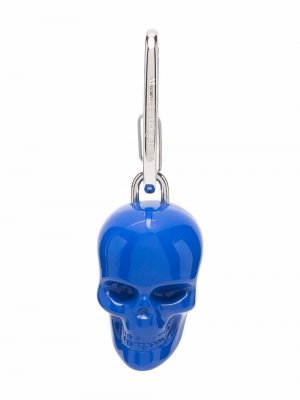 Брелок Skull Alexander McQueen. Цвет: синий
