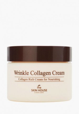 Крем для лица The Skin House Антивозрастной с коллагеном Wrinkle Collagen, 50 мл. Цвет: белый