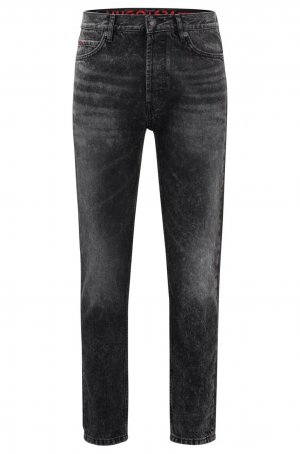 Зауженные джинсы из плотного денима , темно-серый Hugo