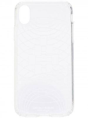 Чехол для iPhone XR с логотипом Marcelo Burlon County of Milan. Цвет: белый