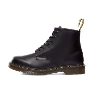 Доктор. Черные кроссовки унисекс Martens 101 Smooth Leather Anle Boot 26230001 Dr