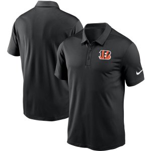 Мужская футболка-поло с термосваркой и графикой Black Cincinnati Bengals Fan Gear Franchise Nike
