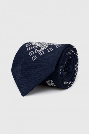 Шерстяной галстук , темно-синий Polo Ralph Lauren