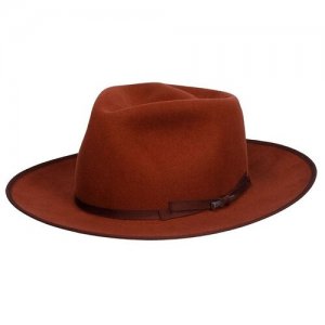 Шляпа федора BAILEY 20001BH COLVER, размер 57. Цвет: оранжевый