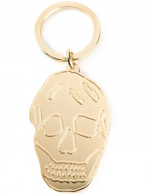 Брелок для ключей с черепом Alexander McQueen. Цвет: золотистый